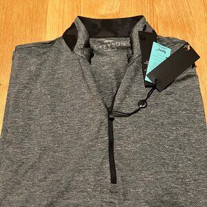 NWT Extra Large Greyson Golf Pullover Guide Sport Quarter Zip Dark Grey NWT